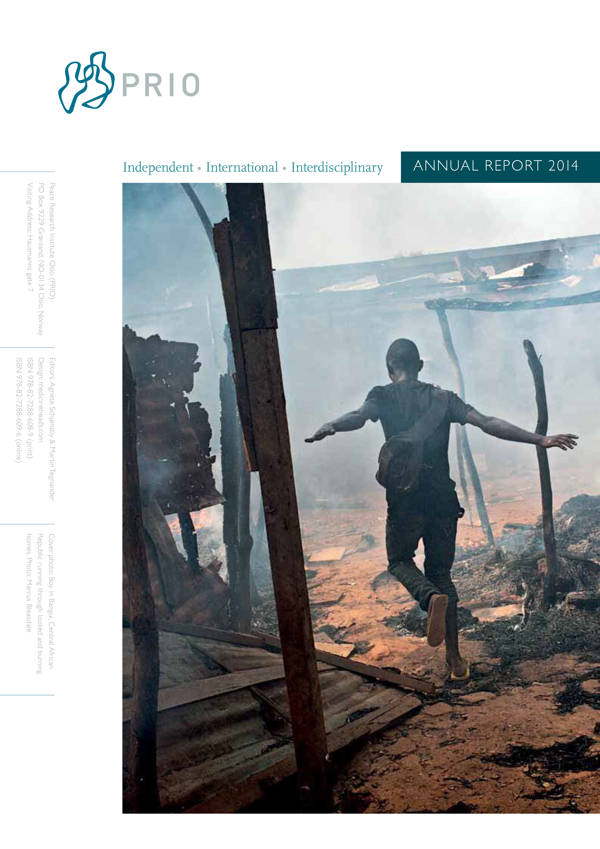 PRIO Annual Report 2014 front cover